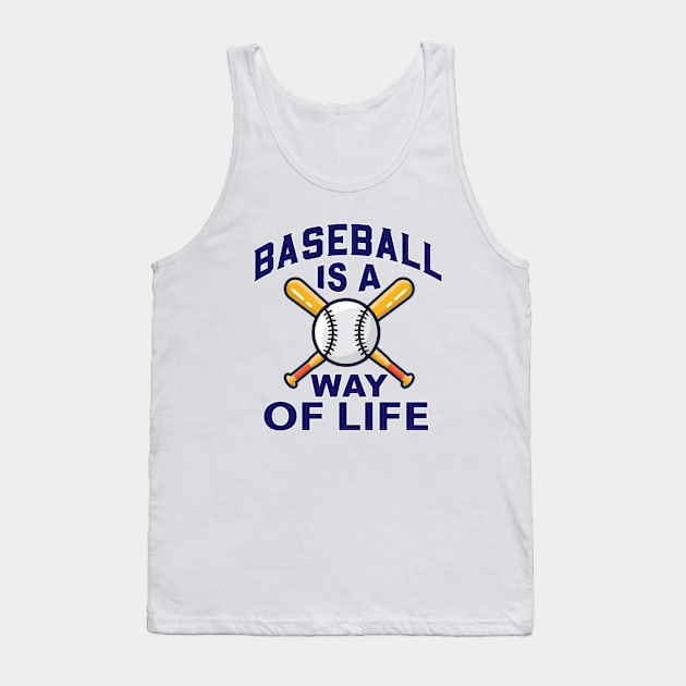 Baseball Is A Way Of Life Tank Top by VBleshka